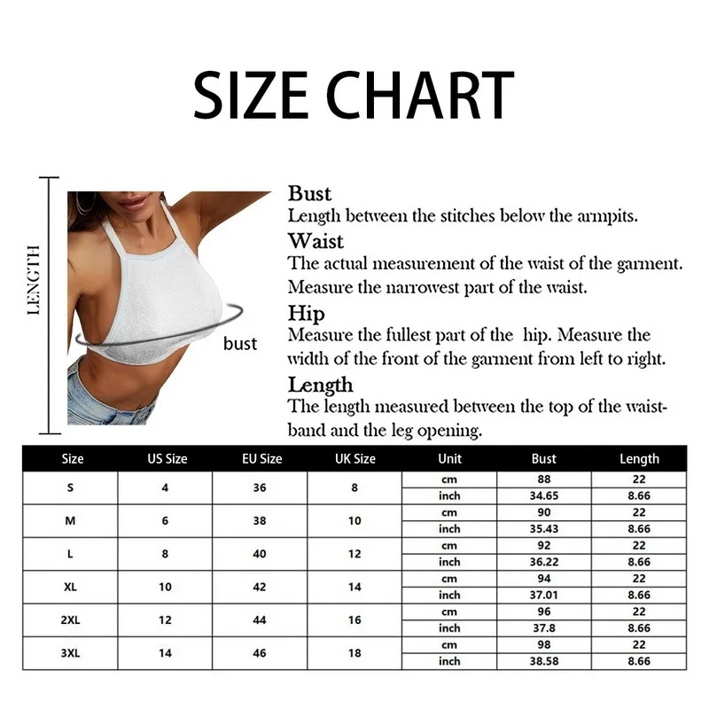 

Summer Women Sexy Halter Backless Top Slim Fit Cami Crop Tops Sleeveless Vest