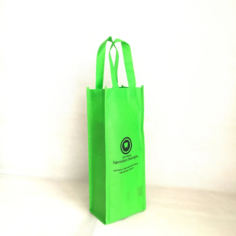 1000 шт./лот Нетканая сумка для бутылок с вином пригодная вторичной переработки TNT