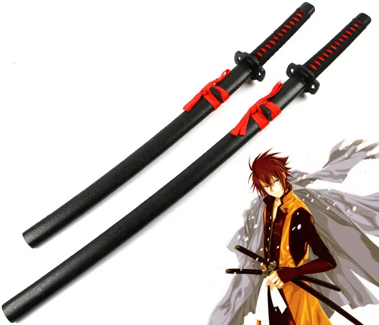 Hakuouki Okita Souji Опора оружие для прогулок сабля Катана деревянная 80 см/100 см Косплэй