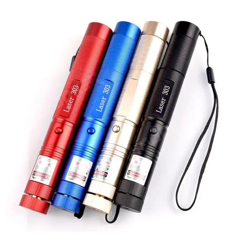 Мощная зеленая лазерная указка 303 с регулируемым фокусным расстоянием 8000 м