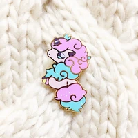 cute color pony hard enamel pin kawaii cartoon pink horse animal medal brooch accessories video game fans collect badge jewelry