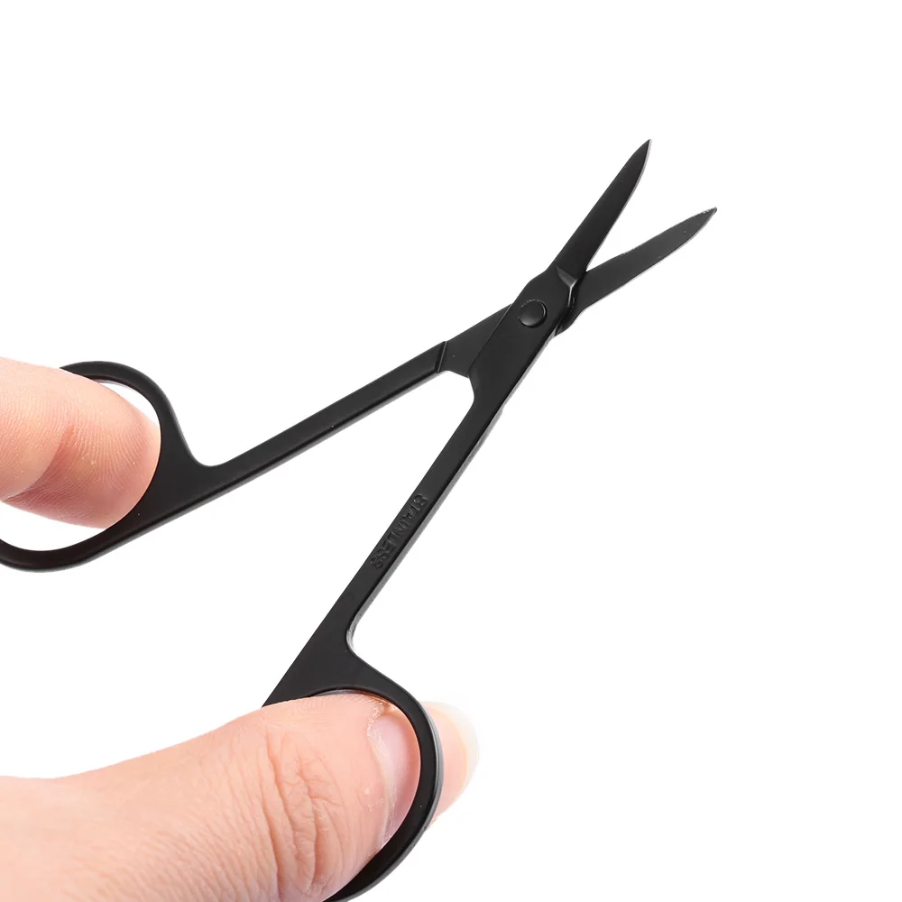 Ножницы для бровей из нержавеющей стали триммер ресниц носа инструменты