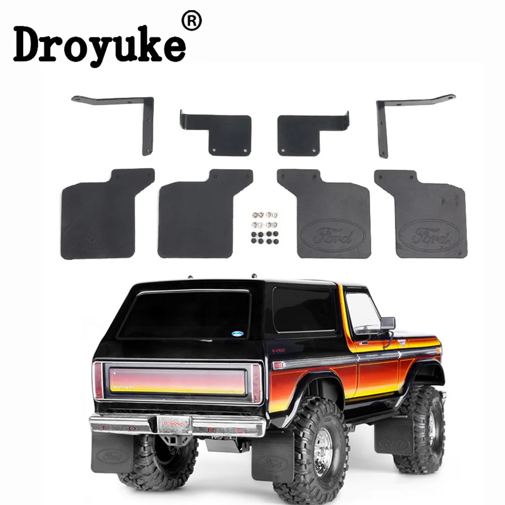 Droyuke1:10 пультов дистанционного управления для скалолазания автомобиля резиновые