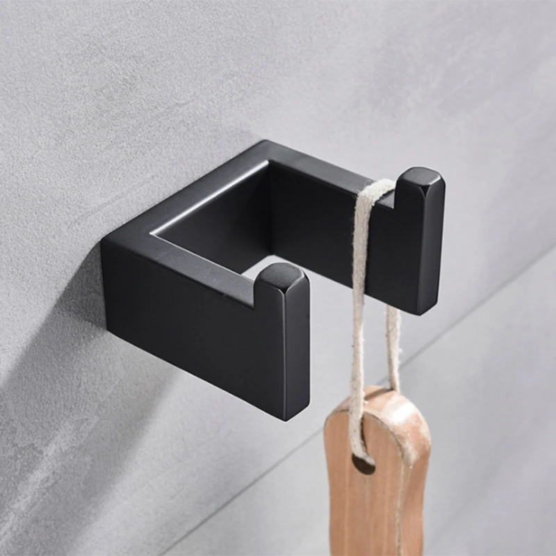 

Bathroom Stainless Steel Towel Rack Holder Home Kitchen Wall Mounted Washcloth Shelf Organizer