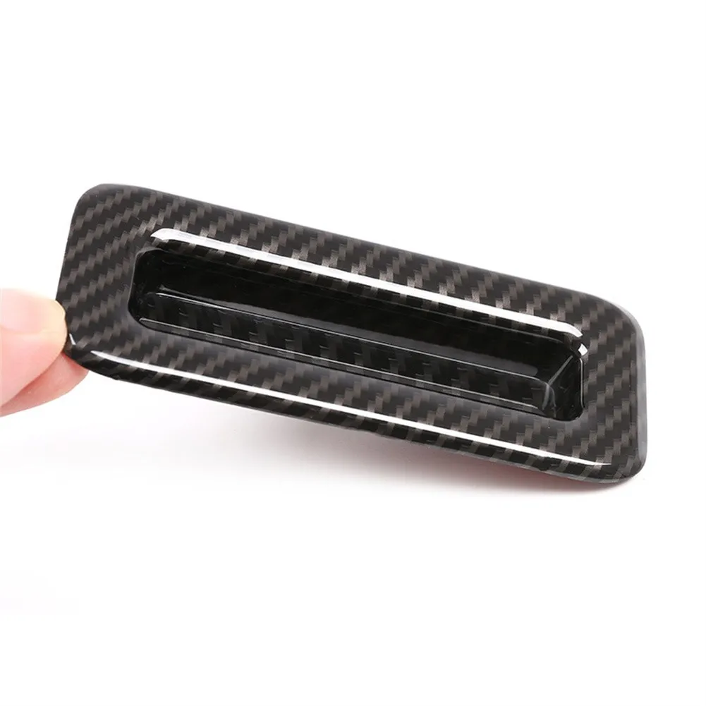 

Sunroof Handle Trim Skylight Handle Cover Carbon Fiber Black Decoration