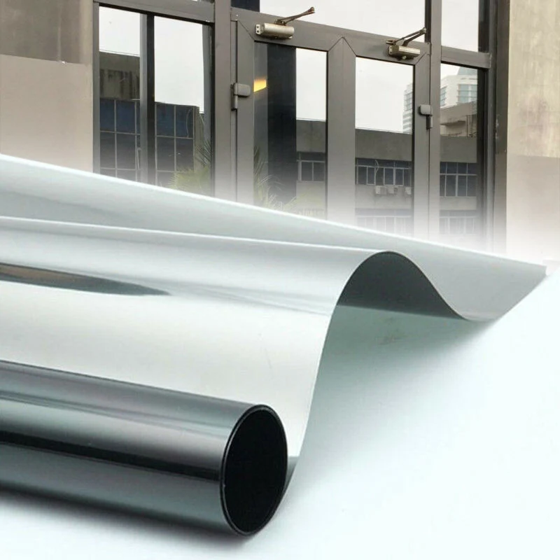 1 шт. 40 см * 2 м термоизоляционная пленка черная ПЭТ односторонняя зеркальная