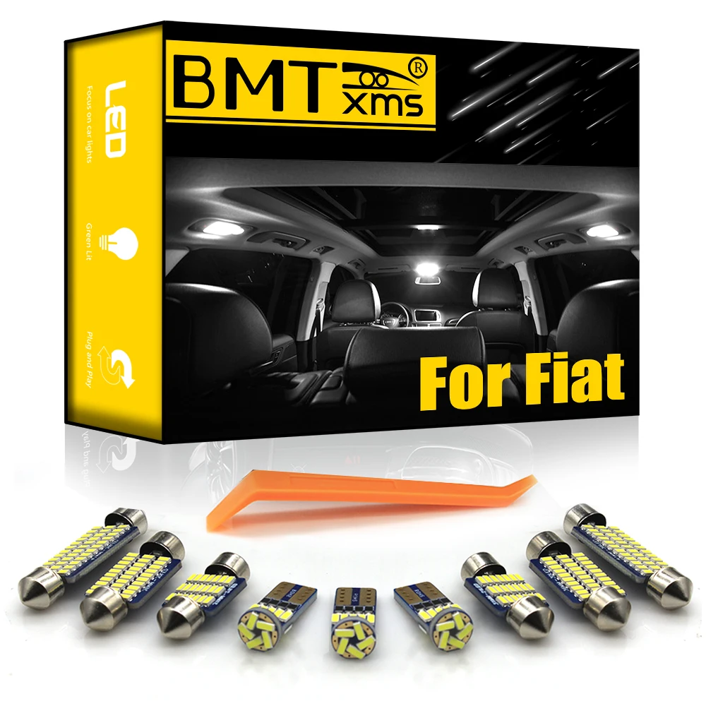 

BMTxms For Fiat Bravo 1 2 500 500L 500X 500E 500C Panda 2 3 Tipo Freemont Multipla Sedici Stilo Canbus Car LED Interior Light