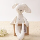 Успокаивающий плюшевый кролик, Мягкий Кролик-сидение, мягкое животное, подарок для ребенка, ребенка, мальчика, девочки