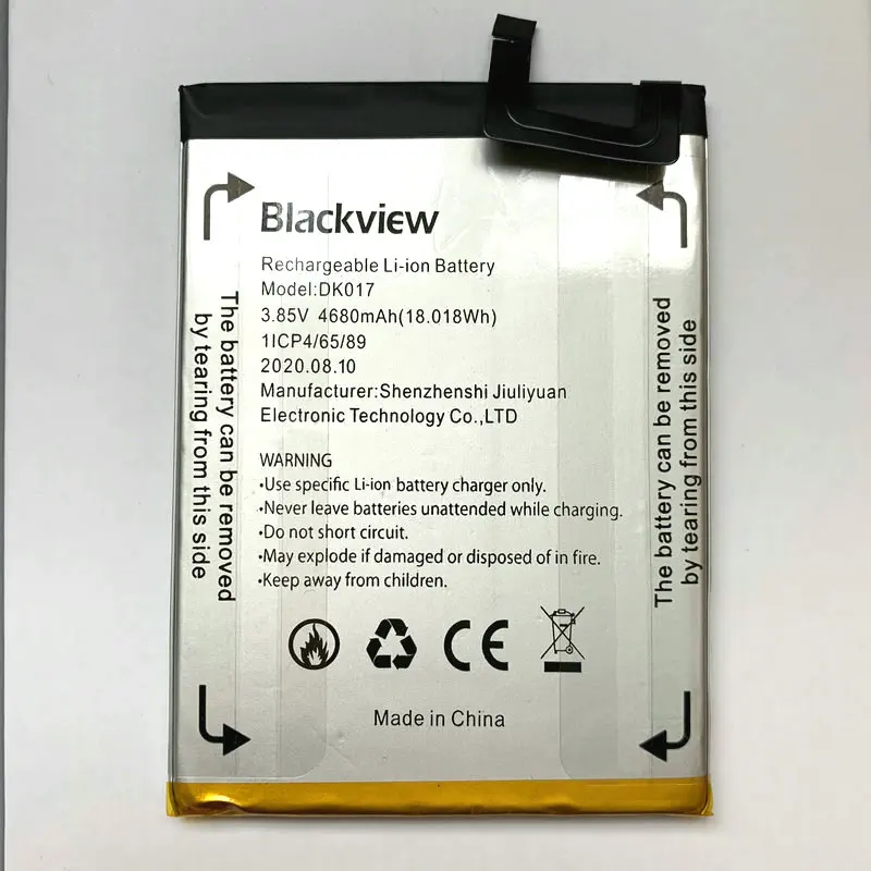 

Original Battery for Blackview A80 Pro A80 Plus 6.49"Waterdrop 4680mAh DK017 Mobile Phone Rechargeable Li-ion Batteries