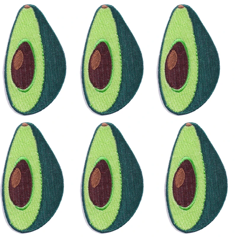 10 шт. нашивки для одежды с зелеными фруктами|Заплатки| |