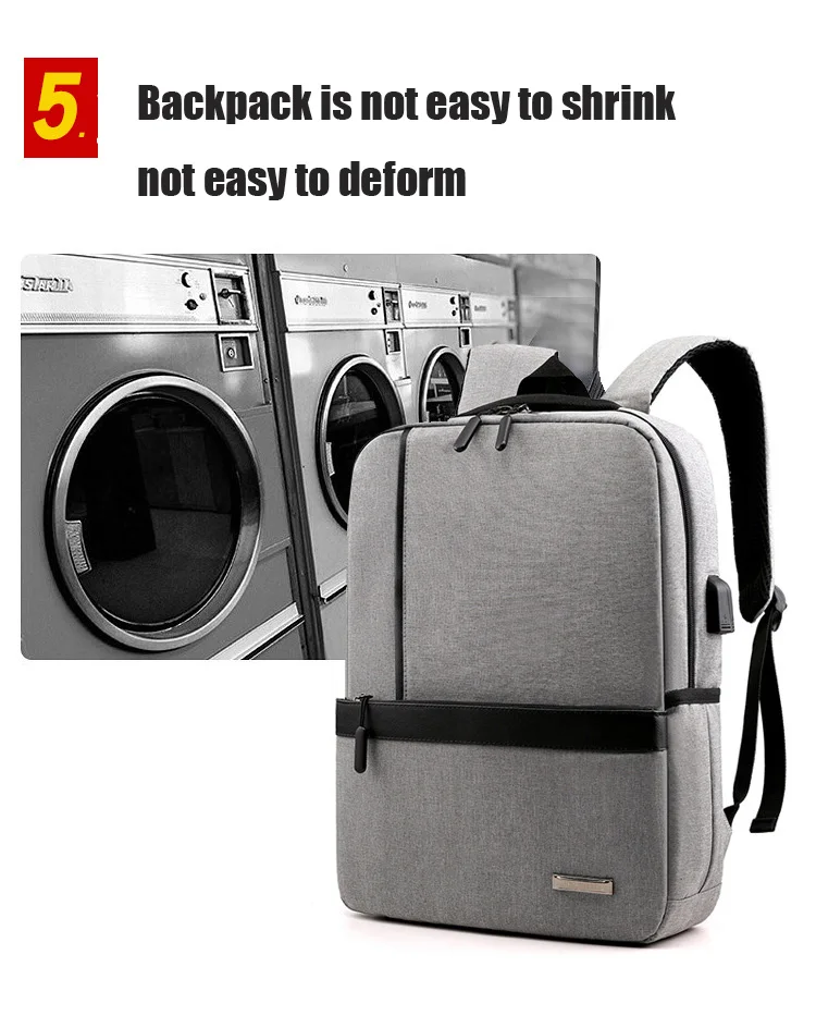 Мужской рюкзак, умная сумка, модная, USB зарядка, наушники, отверстие, большая емкость, для улицы, дорожная сумка, для путешествий, умная сумка для мужчин, mochila