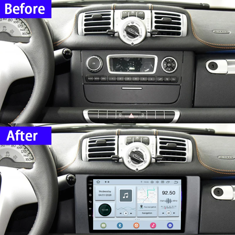 Автомагнитола для Mercedes Benz Smart Fortwo 2011 2012 2013 2014 2015 GPS-навигация автомобильный