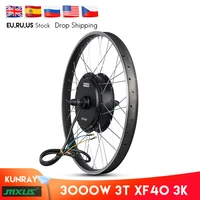 mxus v3 72v 3000w brushless non gear hub motor electric bicycle rear wheel motor ebike conversion kit mountain dirt bike motor