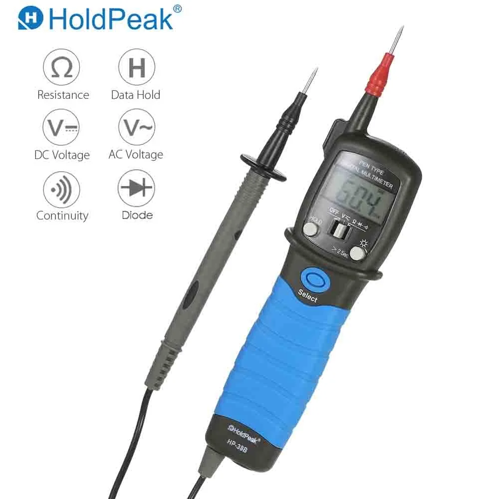 Мультиметр Ручной Подсветка ЖК-дисплей ручка Тип Цифровой мультиметр DC/AC