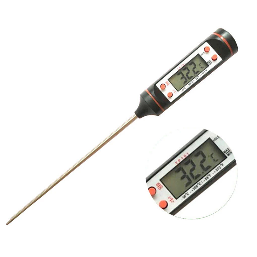 

2021 New Hot Electronic Thermometer Touch Screen Food Meat Barbecue BBQ Temperature Probe for Kitchen Cooking Temperature Probe