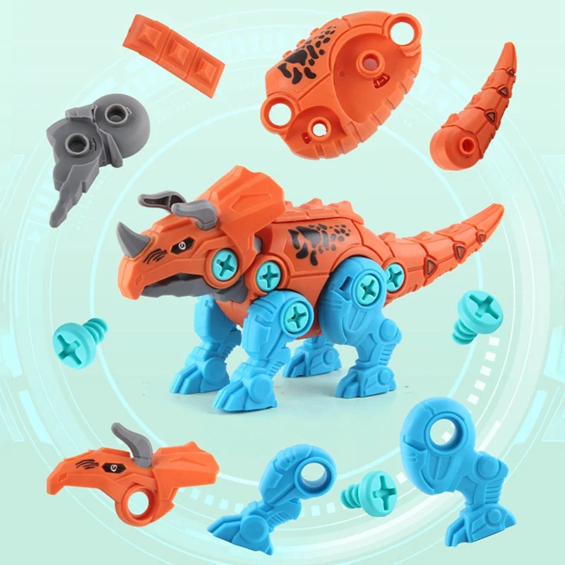 Для детского рукоделия разборки Монтажный набор игрушечных динозавров гайки