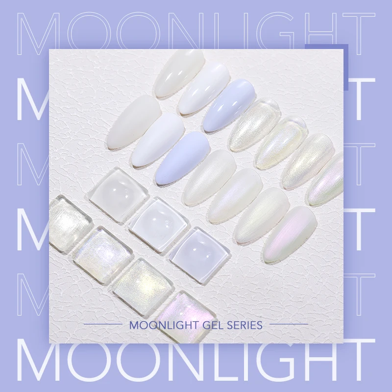 Жемчужный Гель лак BORN PRETTY для ногтей серия Moonlight отмачиваемый УФ светодиодный все