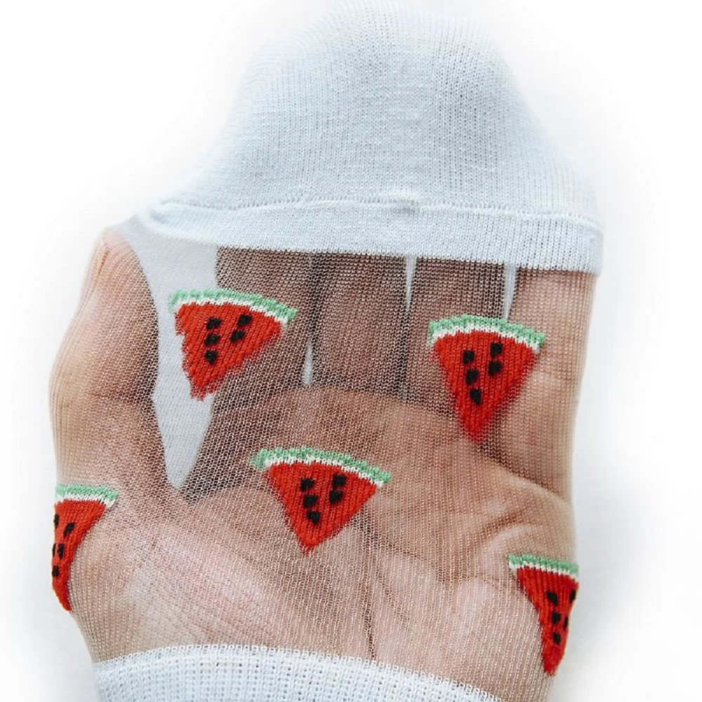 Носки женские прозрачные короткие воздухопроницаемые повседневные модные