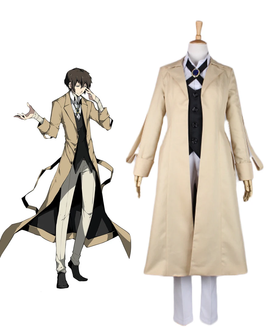 Костюм для косплея Bungou бродячие псы Осаму дадзай на заказ|cosplay costume|costume costumecostume