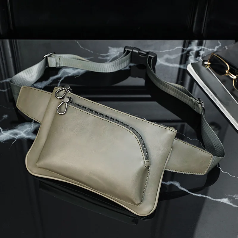 

2021 Новая модная нагрудная сумка, трендовая мужская сумка на пояс, сумка-мессенджер, мобильный телефон, простая сумка через плечо, мужские ко...