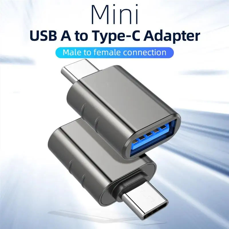 

2pcs USB Type C OTG Adapter USB 3.0 To USB C Male Converter for Samsung S20 Xiaomi Mi 9 10 USB-C Female Connector
