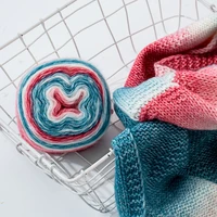 100gball section dyed and gradual coarse wool group manual diy crochet knitting baby sweater scarf material bag