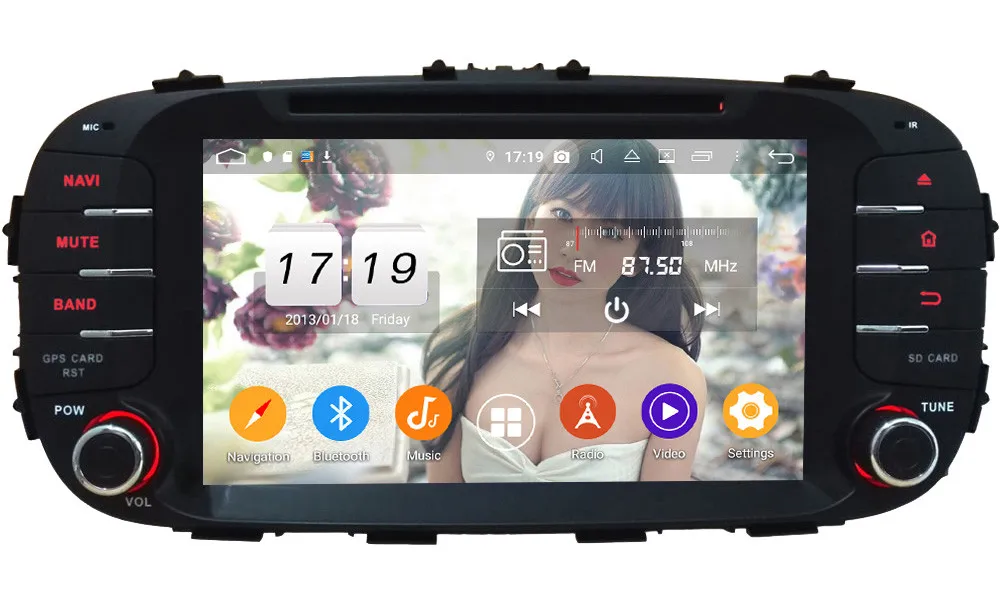 Klyde ips 4G wifi Android 9,0 Восьмиядерный 4 Гб ОЗУ 64 Гб ПЗУ DSP BT автомобильный DVD мультимедийный плеер Радио стерео для Kia Soul