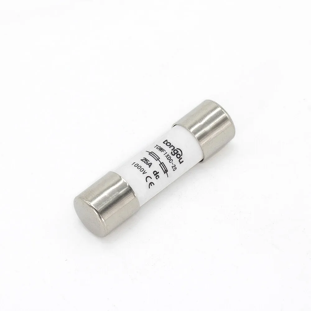 

1 piece 1000V 10*38MM 3A 10A 15A 20A 25A 30A DC PV Solar Fuse Metal Alloys for Solar Power System Protection