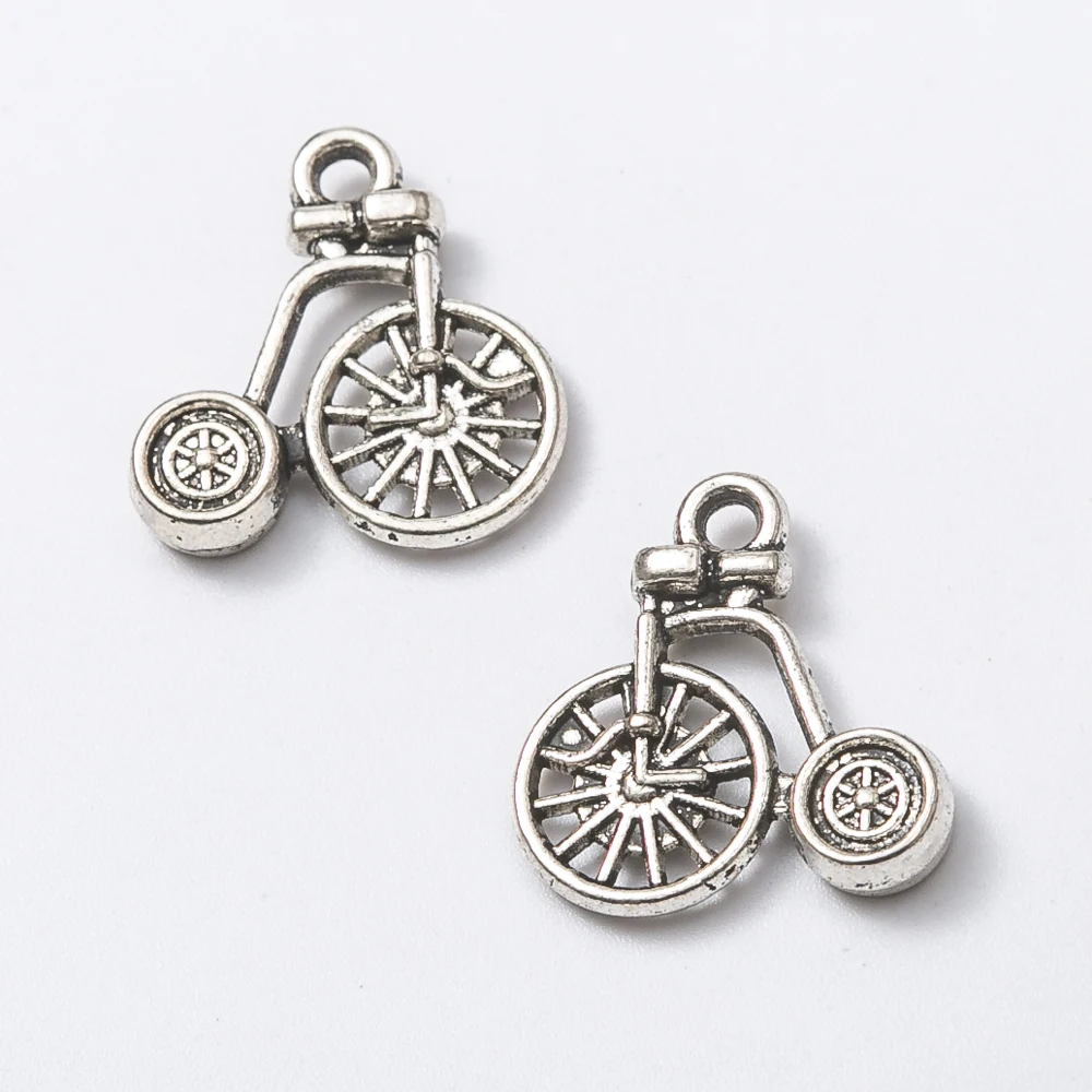 

150 pieces of retro bicycle pendant zinc alloy pendant DIY European style jewelry making 7608