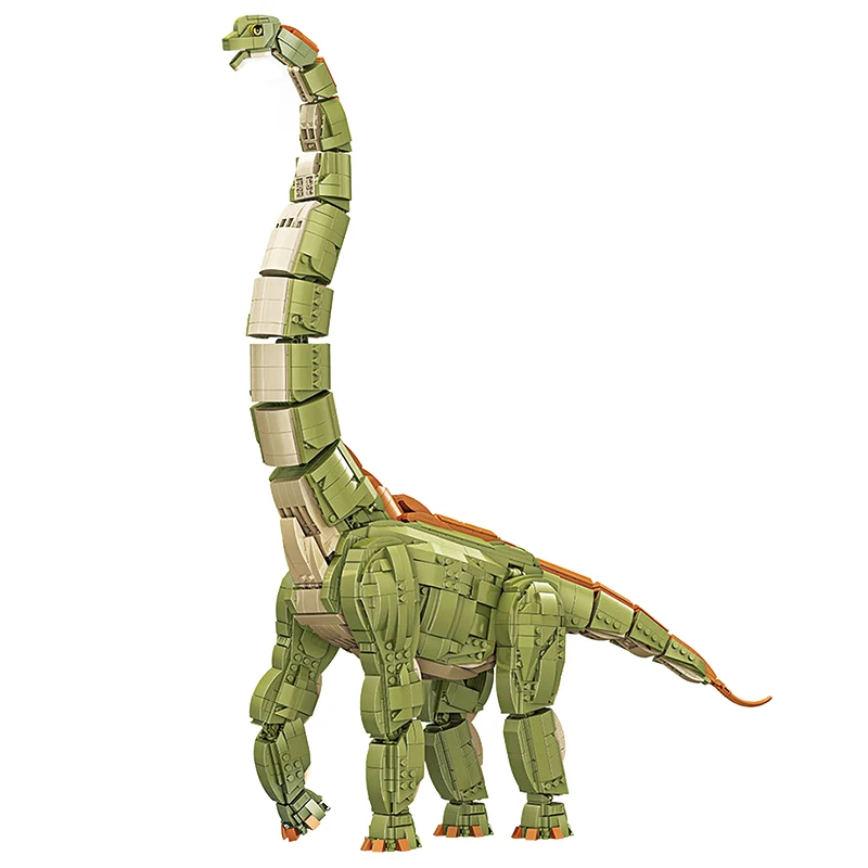 Творческий Парк Юрского периода мир динозавров Брахиозавр строительные блоки
