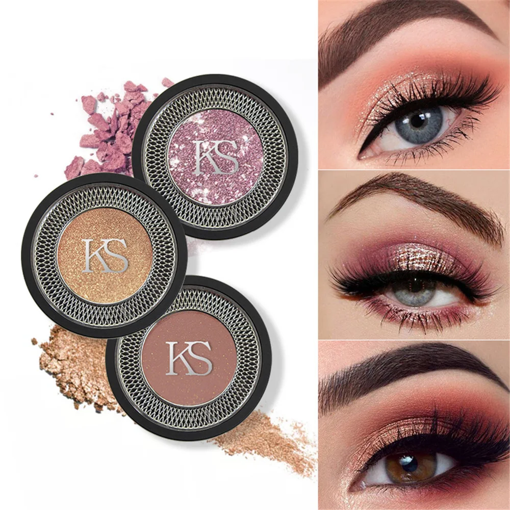 6 Цвет бренд мерцающие свободные тени для век макияж пигмент профессиональное
