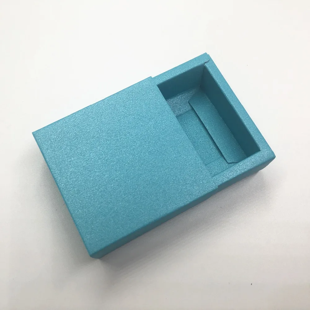 100 шт./лот картонная коробка из крафт-бумаги 6 цветов маленькая упаковка