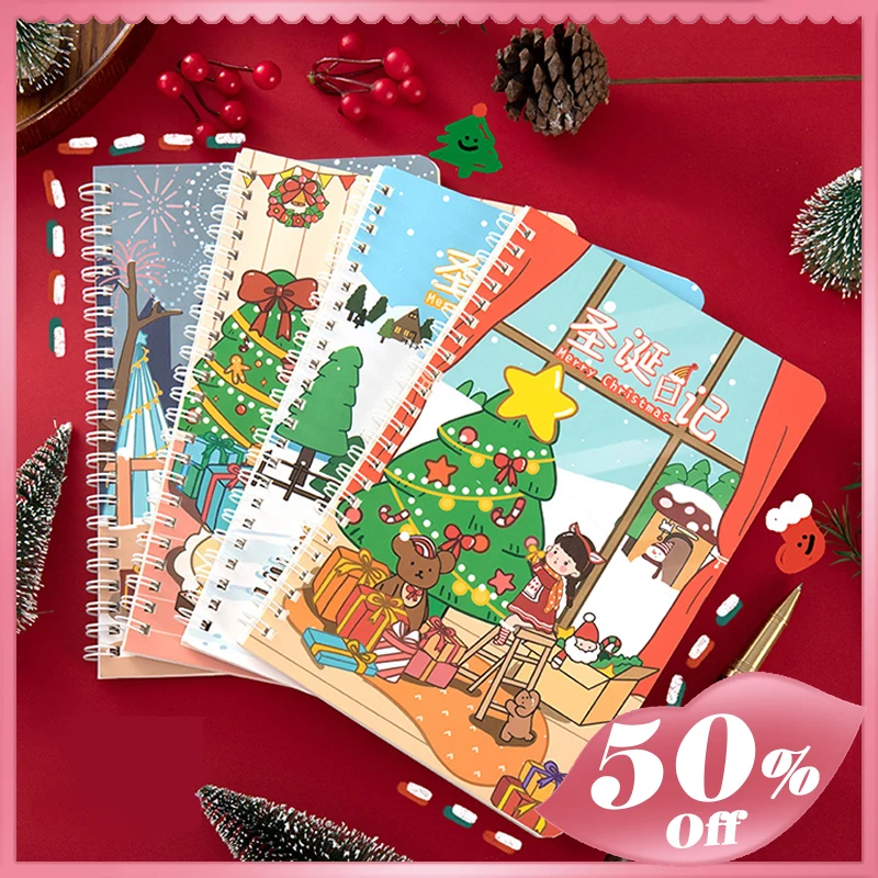 

Блокнот дневник, 4 шт., с мультяшным рисунком, ручка A5, канцелярские принадлежности, милый блокнот, товары для студентов