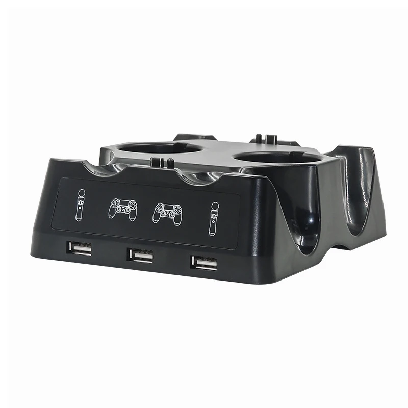 PS4 PS Move VR PSVR джойстик зарядное устройство для геймпада 4 в 1 подставка контроллера