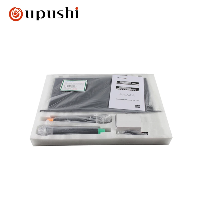

Newest uhf handheld microphone oupushi karaoke wireless microphone