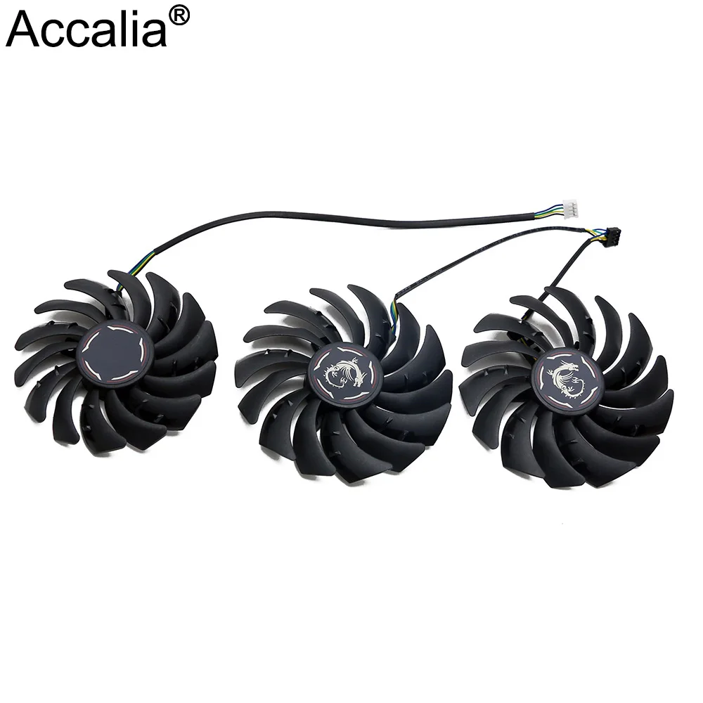 PLD09210S12HH replace For MSI GeForce RTX 2080 Ti 2070 Super GAMING X TRIO RTX 2080Ti Graphics Card Cooler Fans PLD10010S12HH