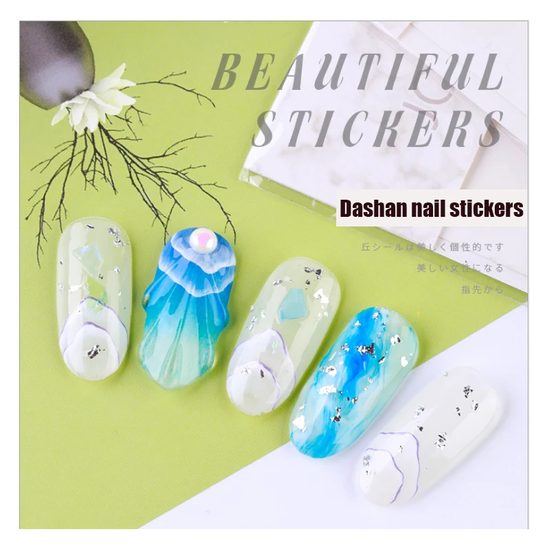 

1 Pcs 10x7.9 Cm New Three-dimensional Hill Pattern Nail Stickers DIY Nail Art Decoration Stickers
