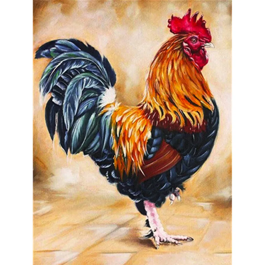 

Full Square Diamond Painting Chicken Animals Cross Stitch Diamond Mosaic Full Layout Picture Of Rhinestone Home Decor