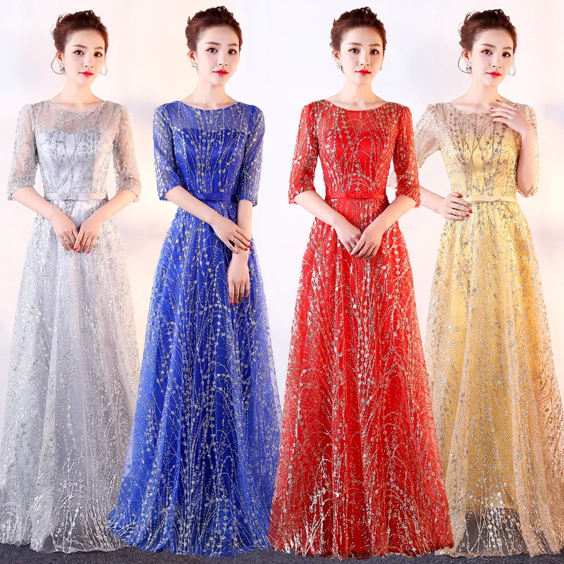 2019 модные вечерние чонсам Восточный стиль женское свадебное платье Qipao модный