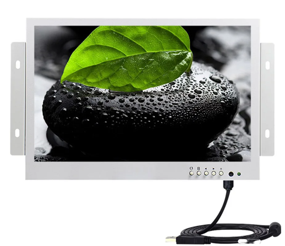 10-дюймовый Встроенный белый емкостный сенсорный дисплей промышленное