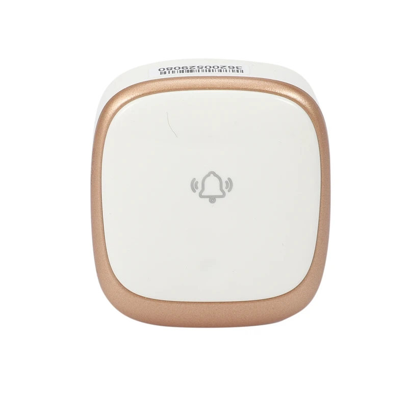 

Wireless Doorbell Waterproof Self-Powered Smart Door Bell Home No Battery Required Cordless Ring Dong US Plug