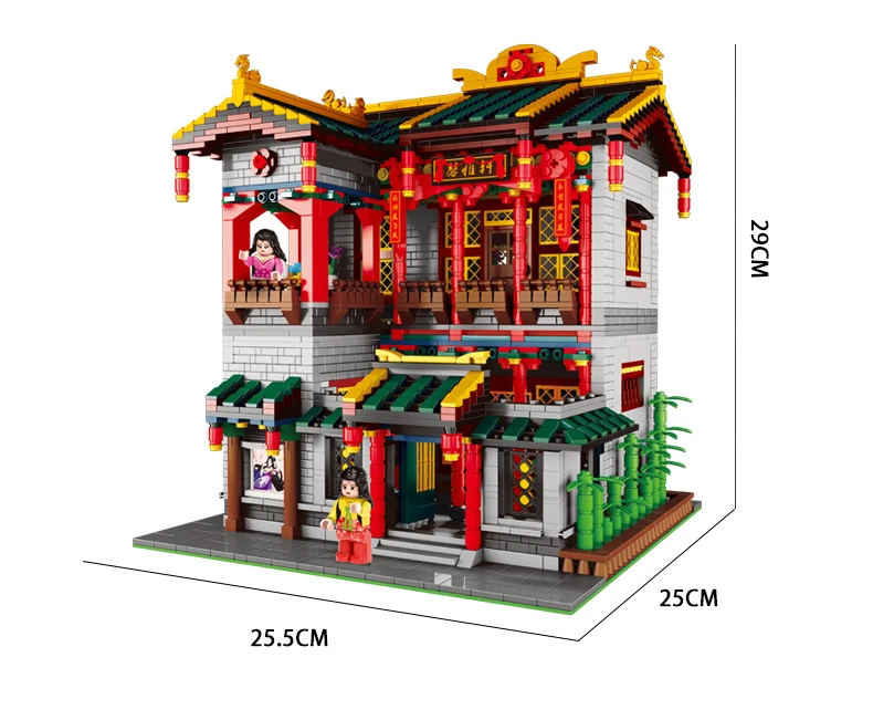 Xingbao 01003 MOC Lepining Creator серии красивый набор таверн развивающие строительные блоки