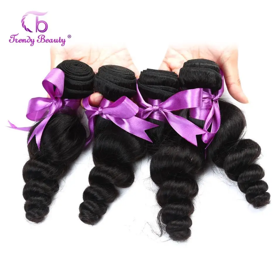 Перуанские свободные волнистые пряди 1/3/4 100% человеческие волосы не Реми