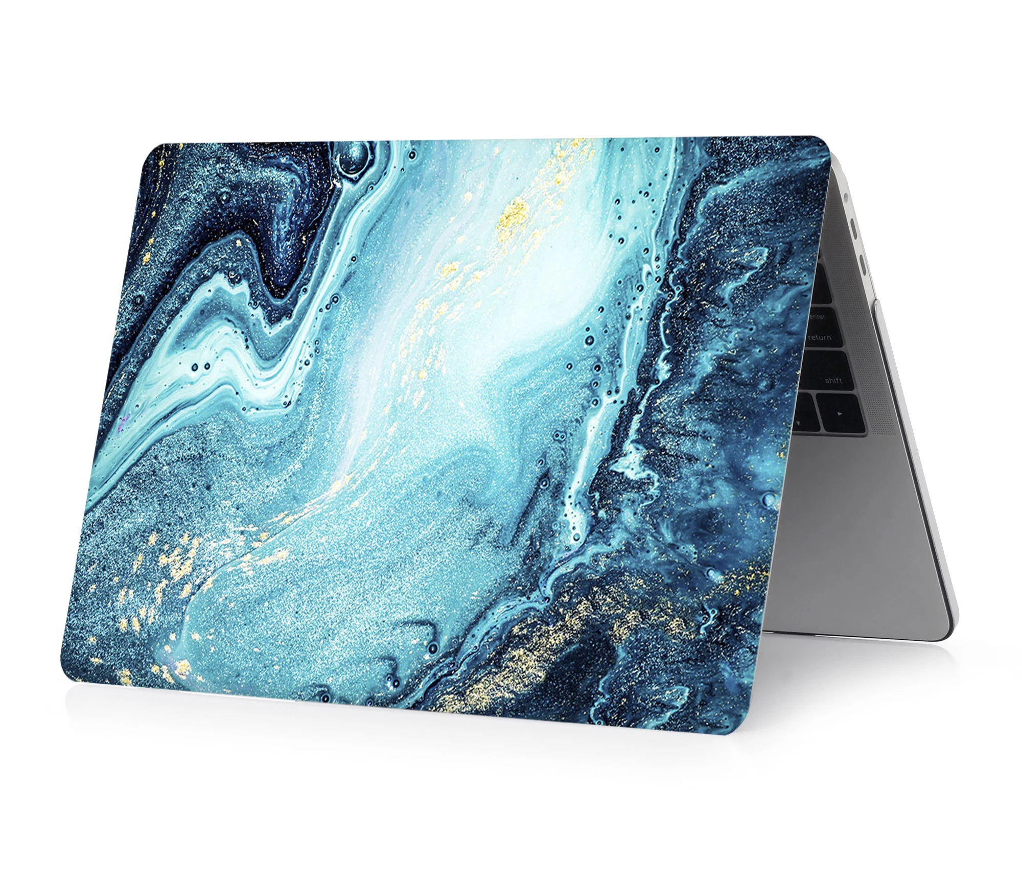 Новый чехол для ноутбука M1 Pro Air Retina Apple MacBook 11 12 13 15 16 дюймов футляр с мраморным