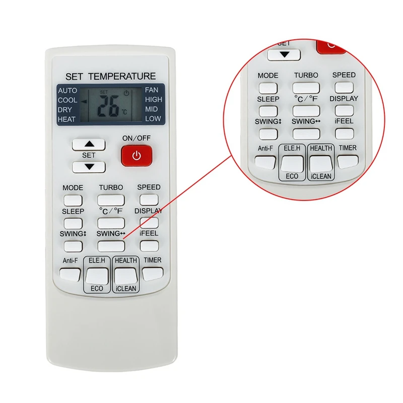 Air Conditioning Remote Control Replacement for Aukia YKR-H/102E Feel Comfortable | Электроника