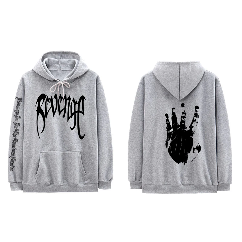 Xxxtentacion Revenge Kill Me Hoodies Men/Women Sweatshirts Rapper Hip Hop Hooded Pullover Sweatershirts Male Streetwear Hoody | Мужская