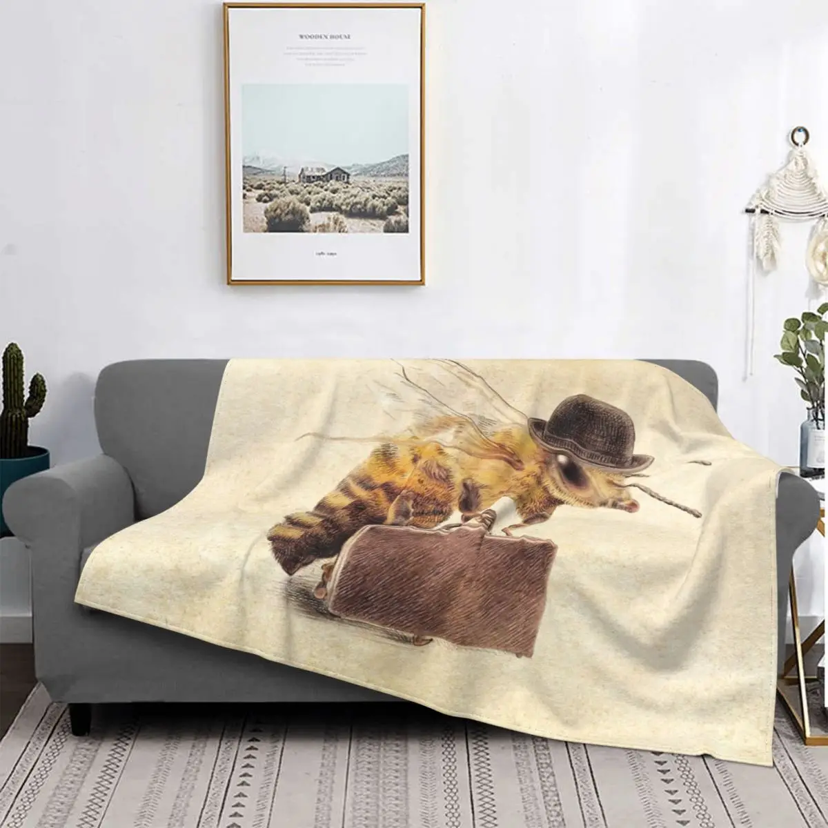 

Manta de abeja de work, colcha de cama, cubierta a cuadros, manta de picicnic, fundas de cama de Winter