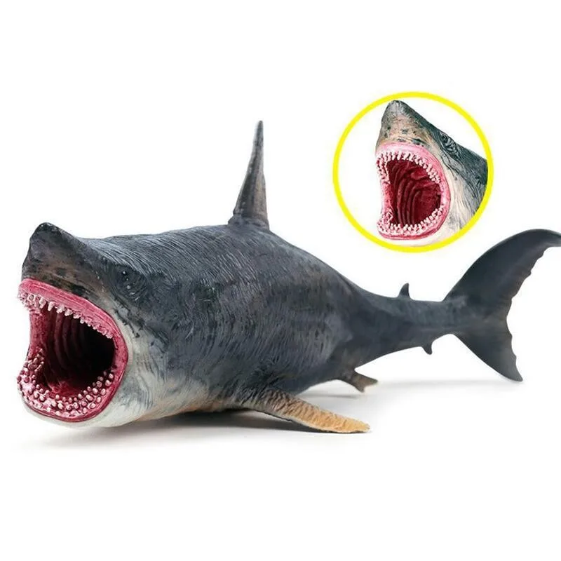 Модель Megalodon Shark Sea Life Классические игрушки для мальчиков детские фигурки старых