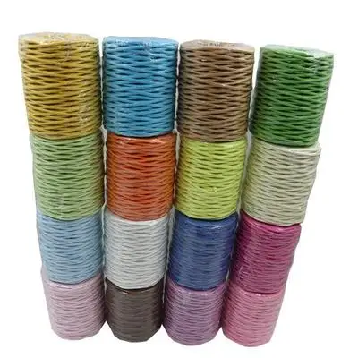 Новый Простой DIY ремесло поставщик железной проволоки Papper резьба 50 метров/рулон |