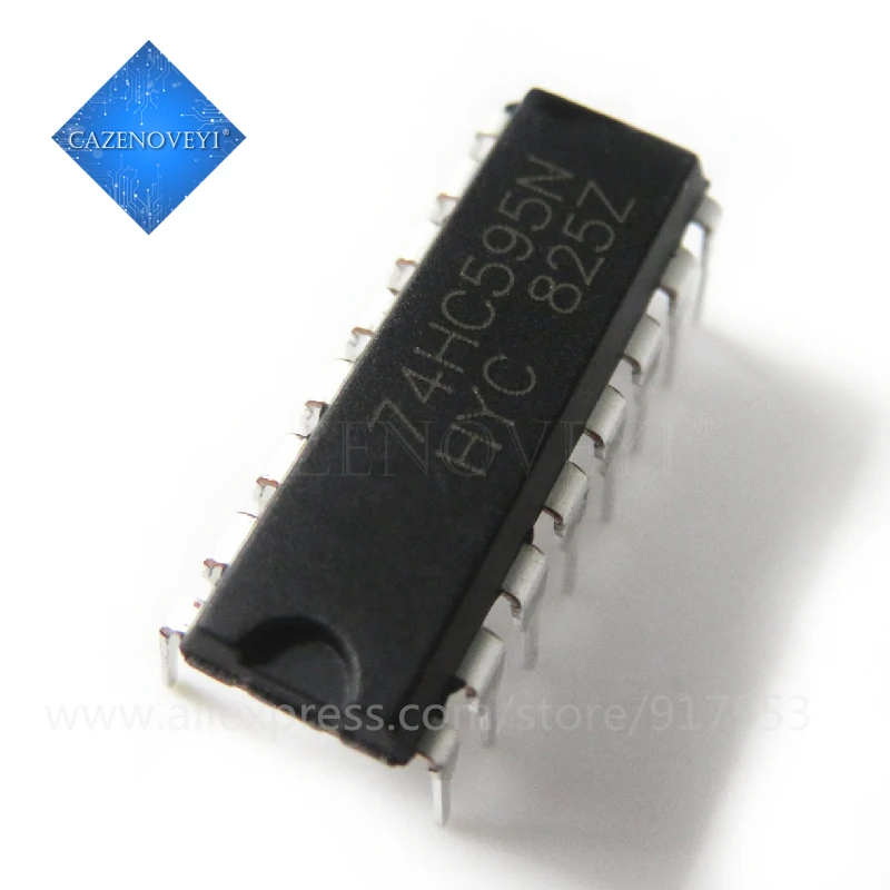 10 шт./лот SN74HC595N SN74HC595 74HC595N 74HC595 DIP 16 новая Оригинальная искусственная кожа|shift register|p